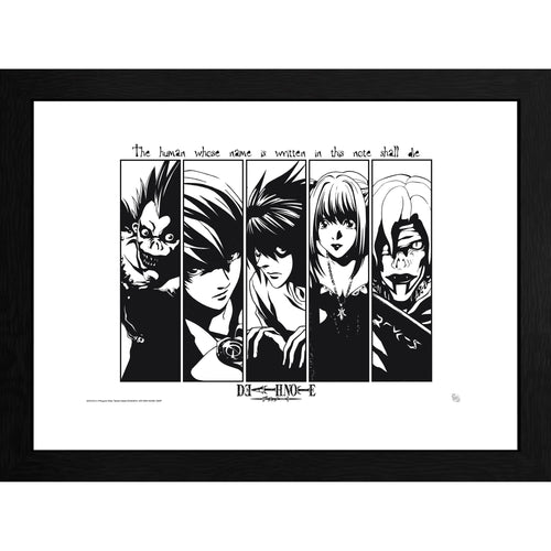 GB eye Death Note Usual Suspects 30 x 40cm Framed Collector Print