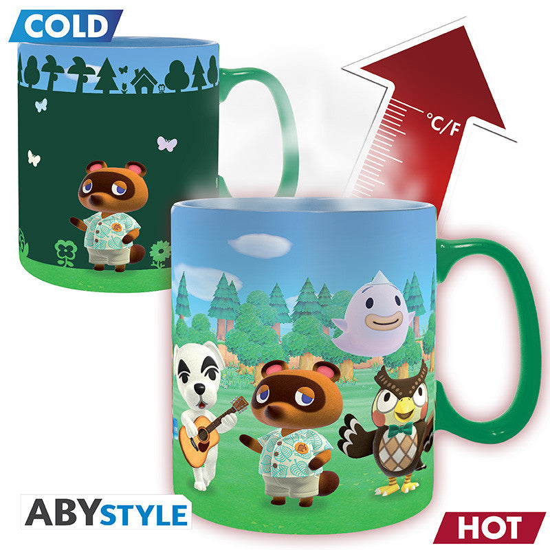 ANIMAL CROSSING Island Welcome 460ml Heat Change Mug