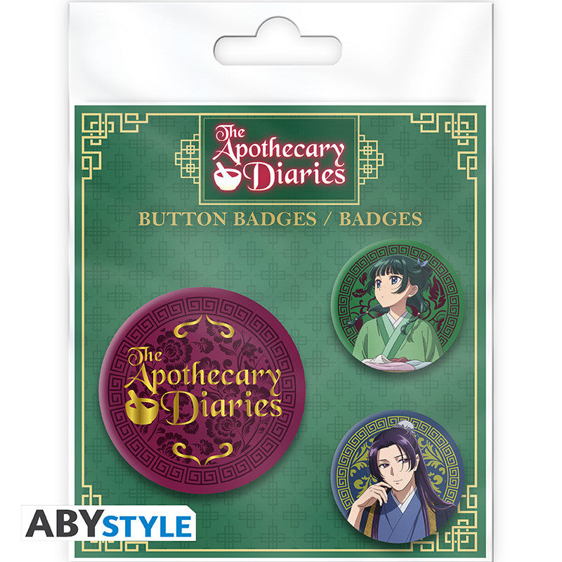 APOTHECARY DIARIES  Mao Mao, Jinshi & LogoBadge Pack