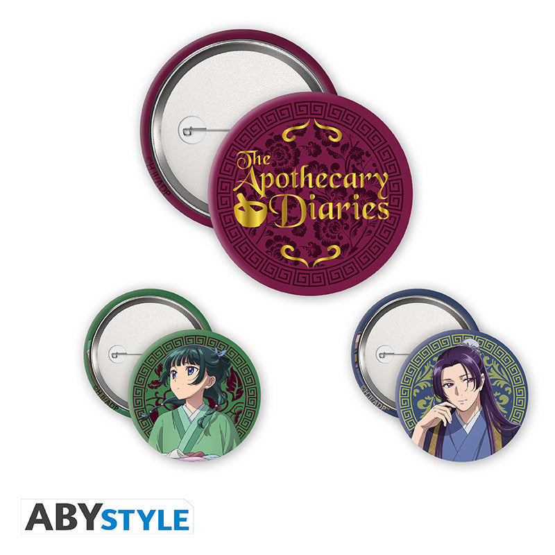 APOTHECARY DIARIES  Mao Mao, Jinshi & LogoBadge Pack