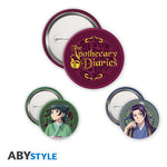 APOTHECARY DIARIES  Mao Mao, Jinshi & LogoBadge Pack