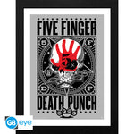 GB eye Five Finger Death Punch Punchagram 30 x 40cm Framed Collector Print