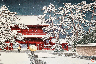GB eye Kawaze Zojo Temple in the Snow   61 x 91.5cm Maxi Poster