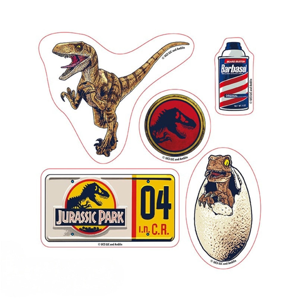 Jurassic Park Dinosaurs 2 Sheet Sticker Set