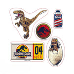 Jurassic Park Dinosaurs 2 Sheet Sticker Set