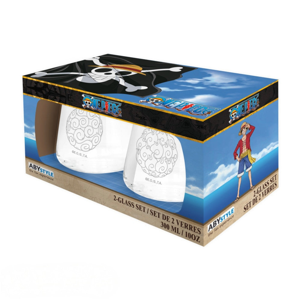 ABYstyle One Piece Devils Fruits  - 2 Glass Set