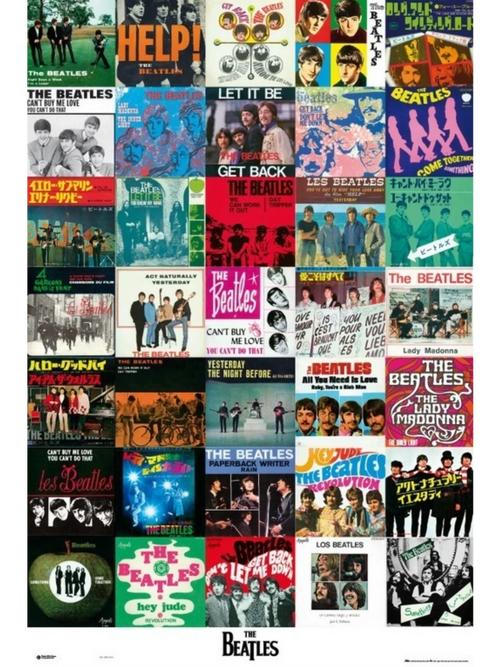 Erik The Beatles Singles 61 x 91.5cm Maxi Poster