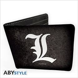 Death Note L Symbol Vinyl Wallet