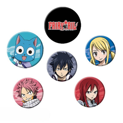 ABYstyle Fairy Tail Characters Badge Pack