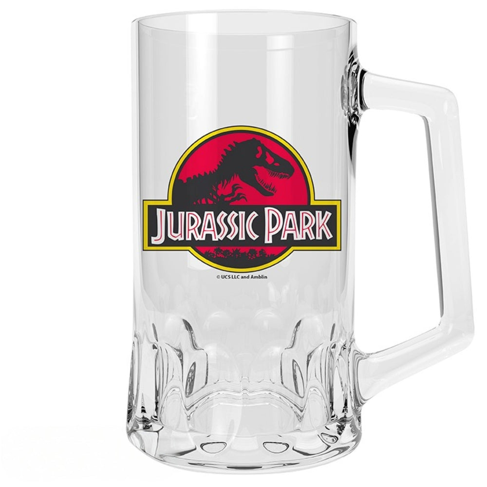 Jurassic Park  Logo 500ml Glass Tankard