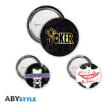 ABYstyle DC Comics The Joker 3 Badge Pack