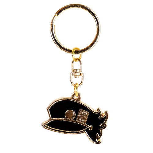 JoJo's Bizarre Adventure Jotaro's Hat Metal Keychain