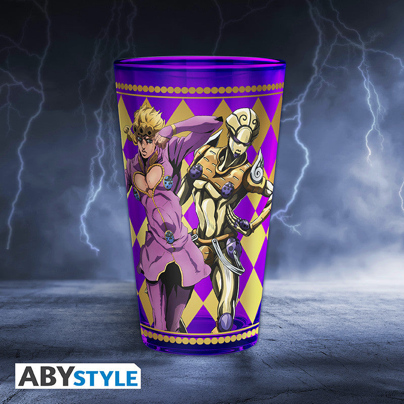 JOJO'S BIZARRE ADVENTURE -Premium Large Glass-400ml-Golden Wind boxx2