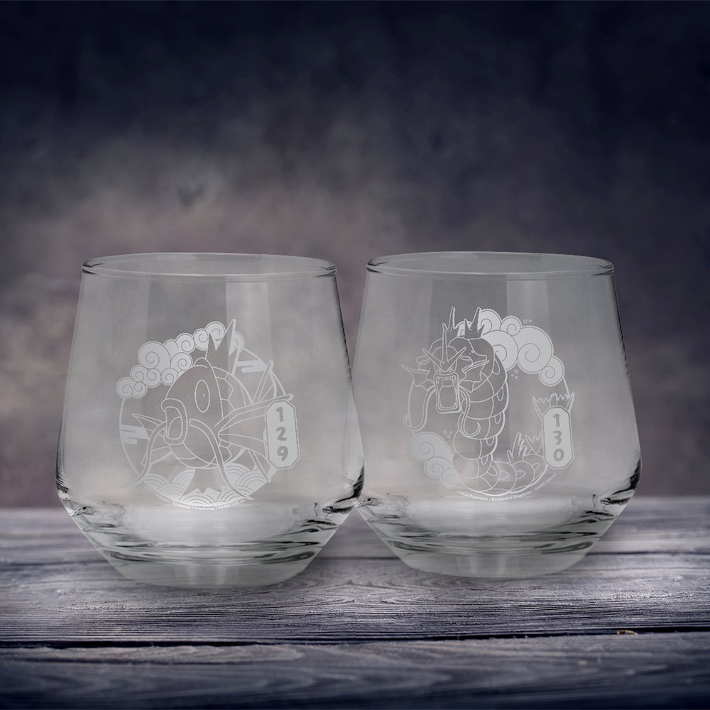 ABYstyle Pokemon Magikarp & Gyarados - 2 Glass Set