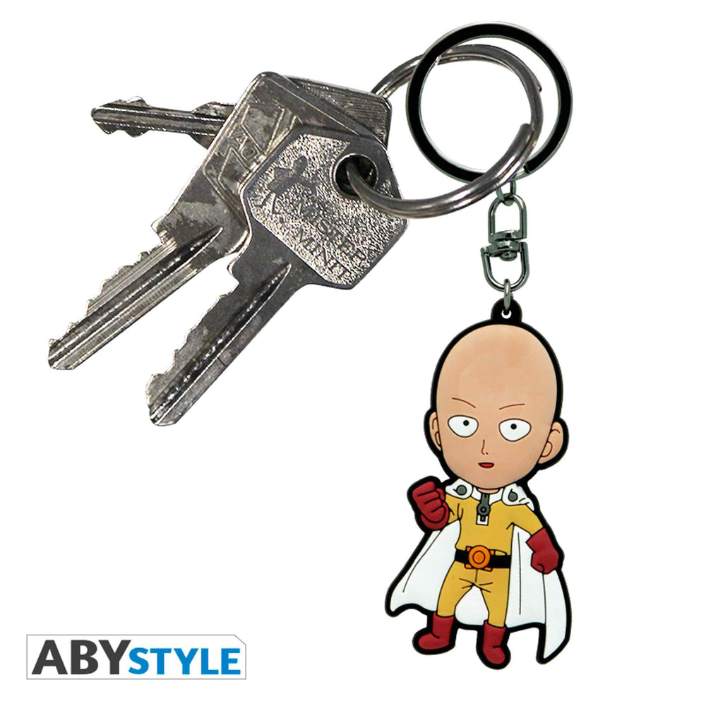 One Punch Man Saitama Keychain