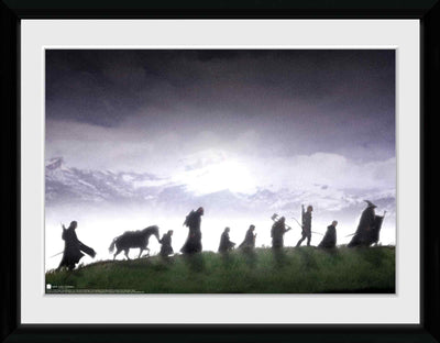 GB eye The Lord of The Rings Fellowship 30 x 40cm Framed Collector Print