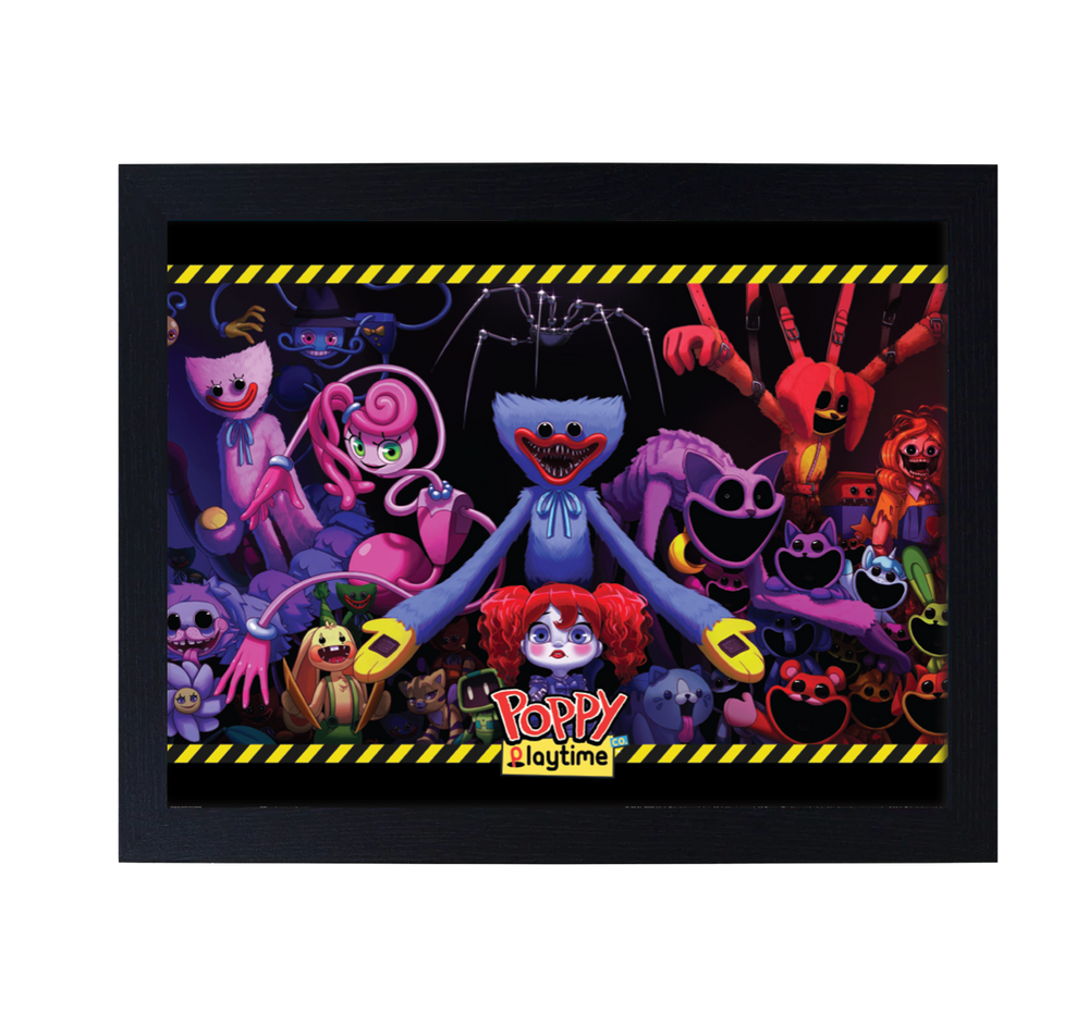 POPPY PLAYTIME All Time Characters 30 x 40cm Framed Collector Print