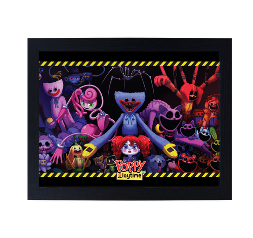 POPPY PLAYTIME All Time Characters 30 x 40cm Framed Collector Print