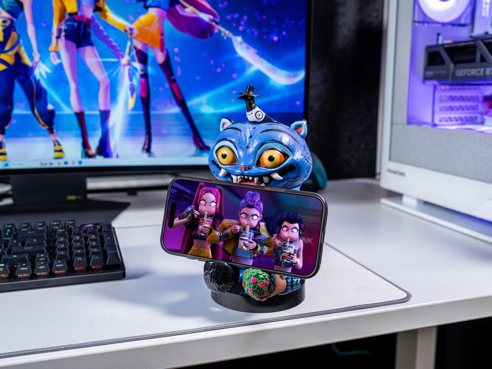 Cable Guys Originals K-Pop Demon Hunters Derpy Tiger  Controller Holder and Phone Stand