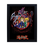 Yu-Gi-Oh! Key Characters Red 30 x 40cm Framed Collector Print