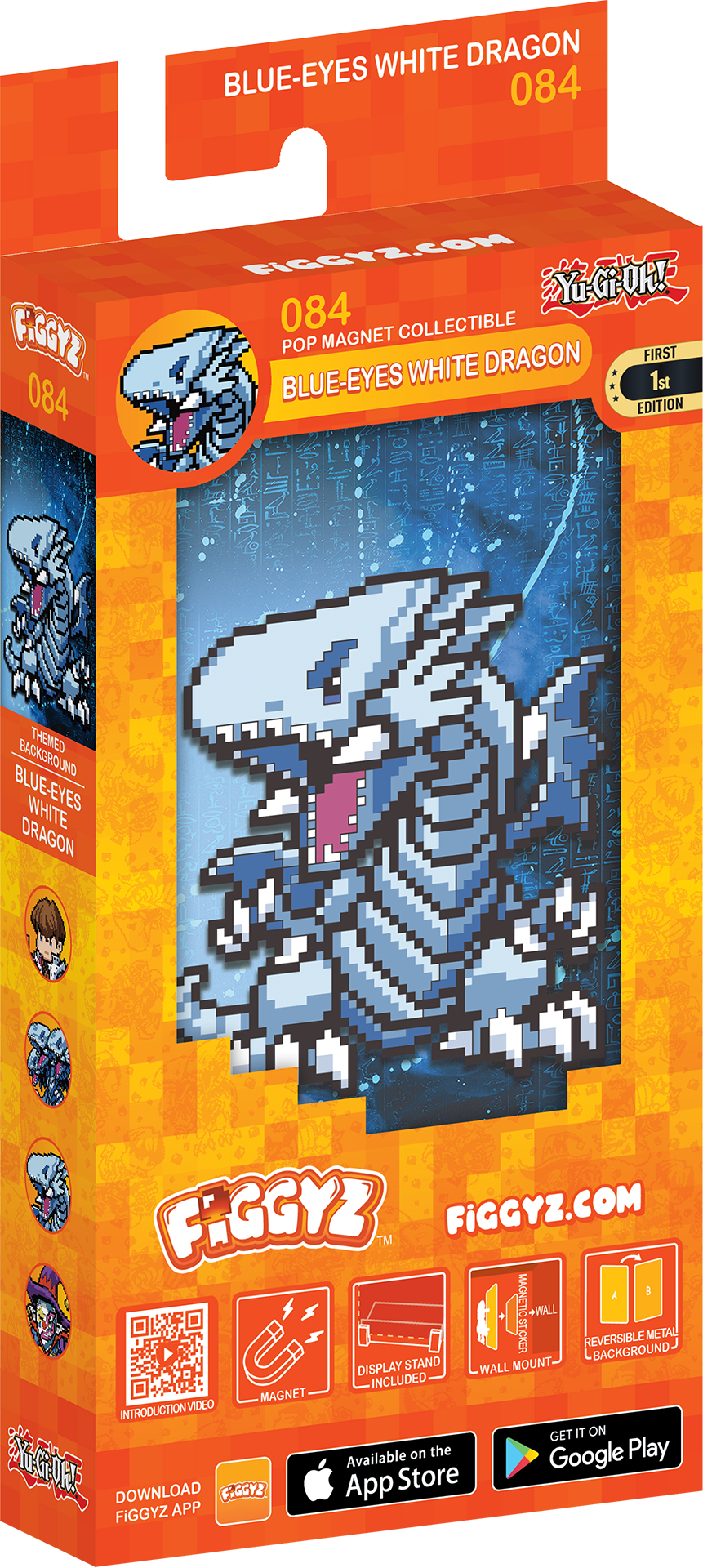 FIGGYZ Yu Gi Oh! Blue Eyes White Dragon 11cm Collectible Pop Magnet