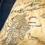 THE LORD OF  THE RINGS Cozy Blanket  Middle Earth Map