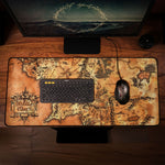 THE LORD OF  THE RINGS High Precision Oversize Mousepad "Middle Earth" x2