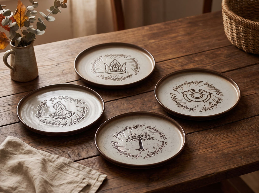 The Lord of the Rings Symbols Deluxe Plate Set