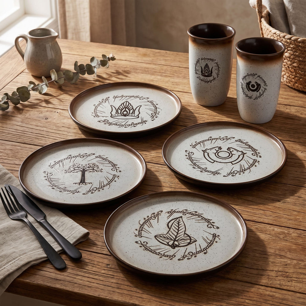 The Lord of the Rings Symbols Deluxe Plate Set