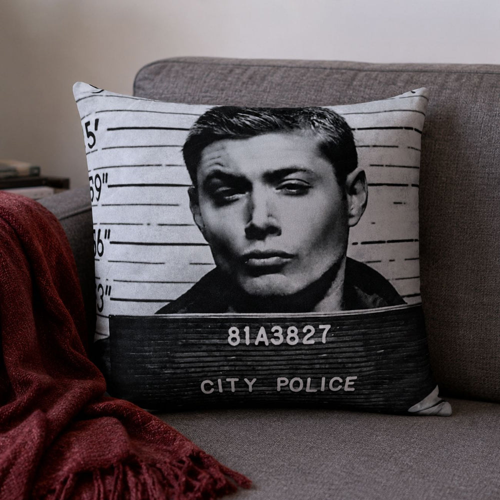 Supernatural  Dean Arrested  Pillow