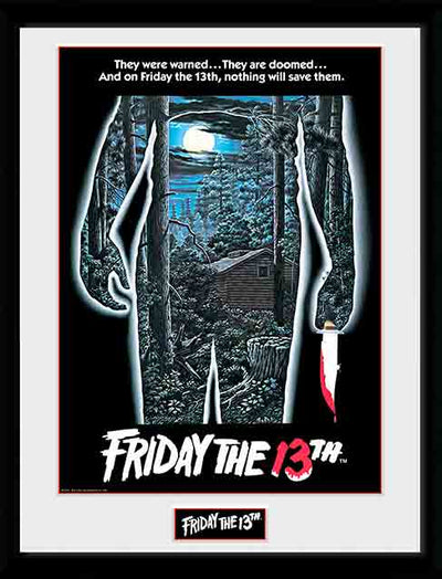 GB eye Friday the 13th Movie  30 x 40cm Framed Collector Print