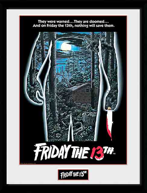 GB eye Friday the 13th Movie  30 x 40cm Framed Collector Print