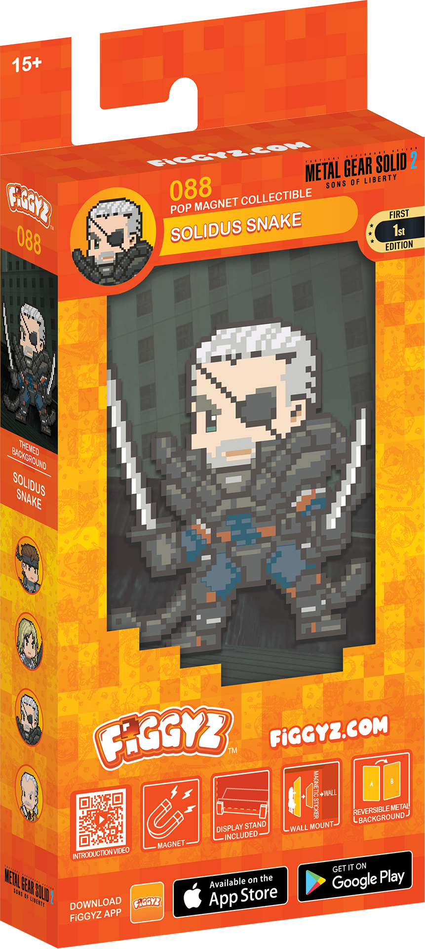 FIGGYZ Metal Gear Solid Solidus Snake 11cm Collectible Pop Magnet