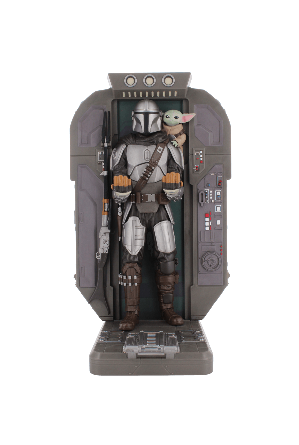 Cable Guys Originals Star Wars Mando and Grogu  Controller Holder and Phone Stand