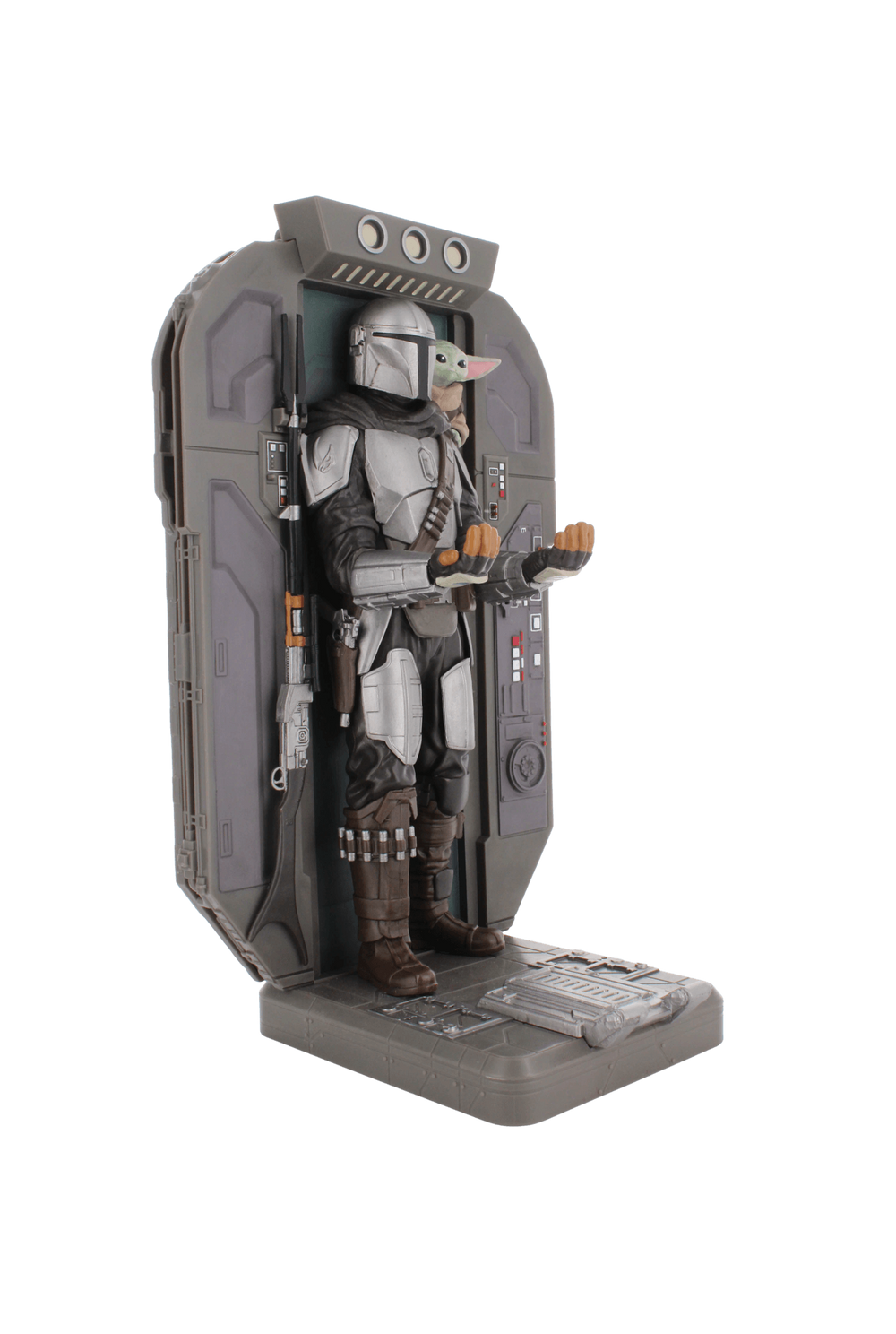 Cable Guys Originals Star Wars Mando and Grogu  Controller Holder and Phone Stand