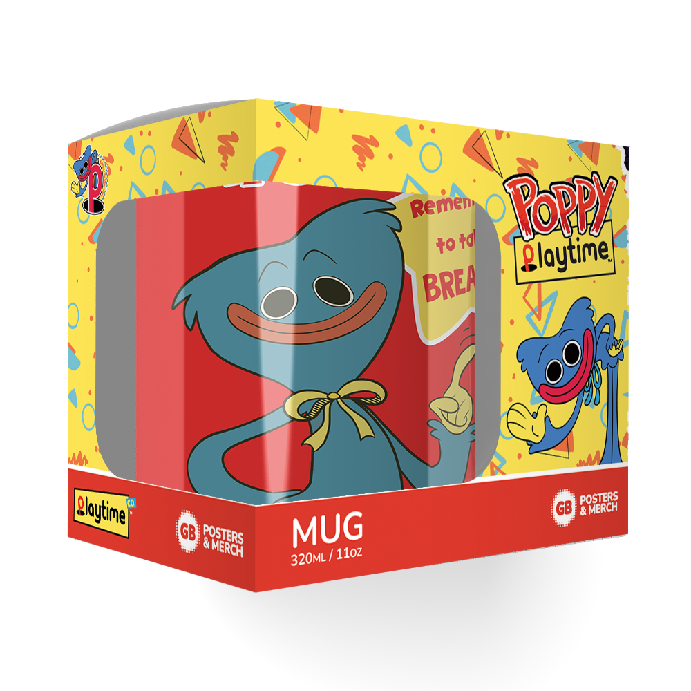 POPPY PLAYTIME Take Breaks Red 320ml Mug
