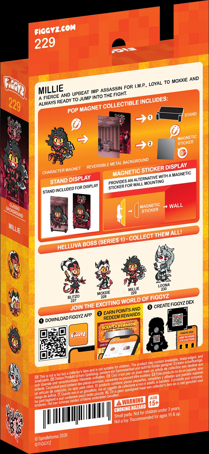 Helluva Boss Millie 11cm Collectible Pop Magnet | FiGGYZ – GB