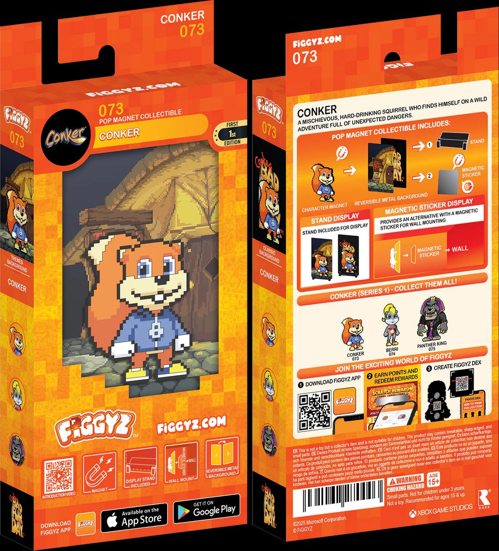 FiGGYZ Conker's Bad Fur Day Conker 11cm Collectible Pop Magnet