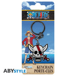 One Piece Skull Shanks Metal Keychain