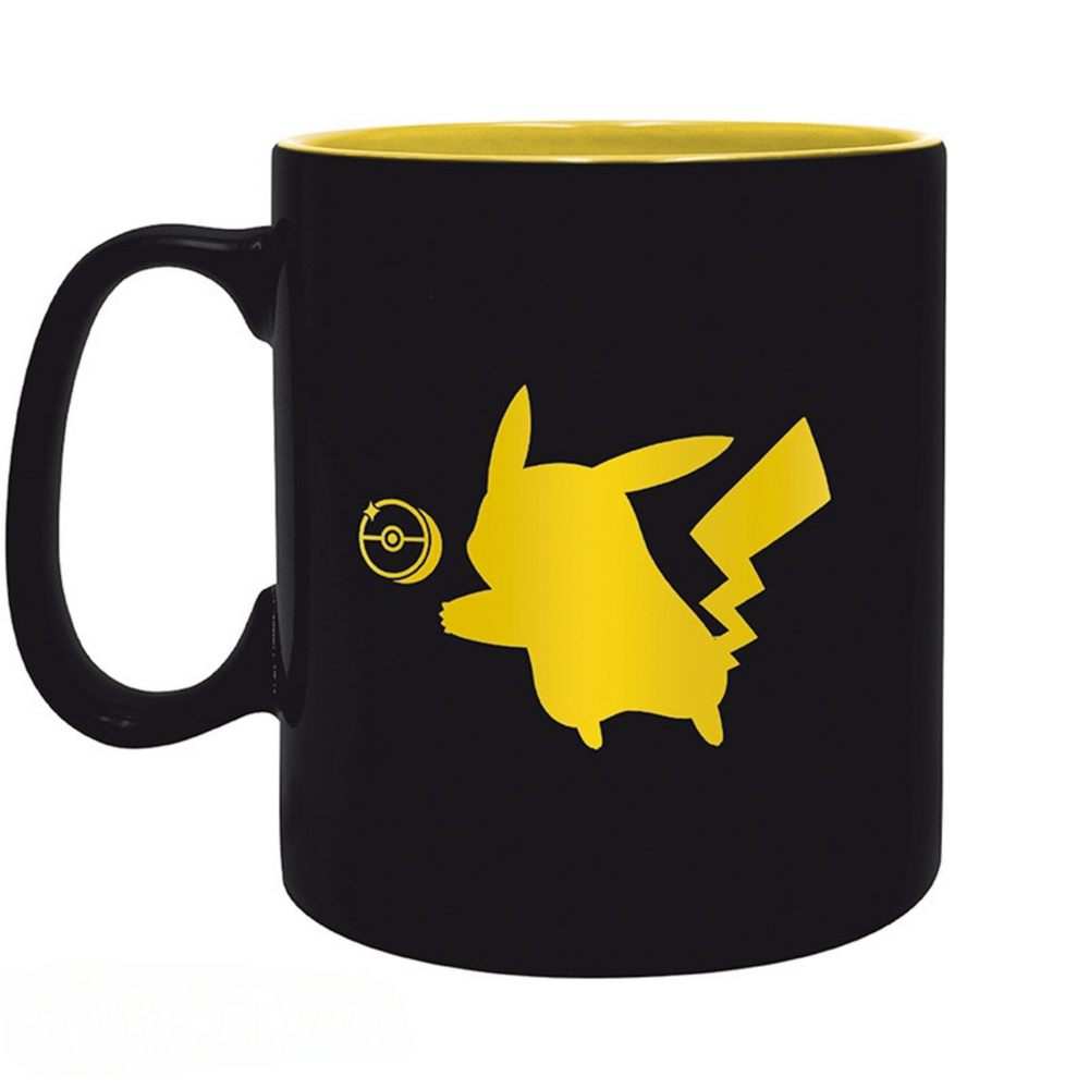 Pokémon Pikachu Black Icon Large Mug