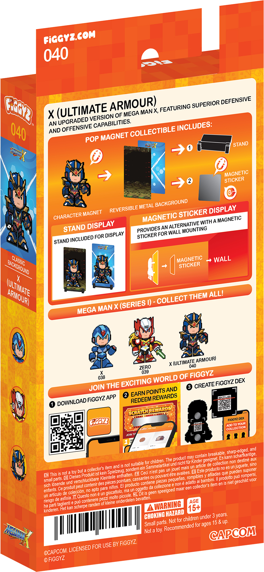 FiGGYZ Mega Man X Ultimate Armour 11cm Collectible Pop Magnet