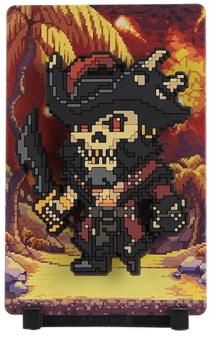 FIGGYZ Sea of Thieves Captain Flameheart 11cm Collectible Pop Magnet