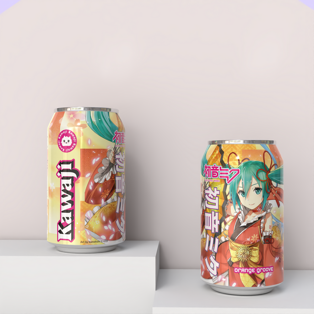 Hatsune Miku Orange Groove - Orange Flavour Soda