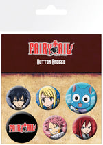 ABYstyle Fairy Tail Characters Badge Pack