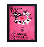 Gb POsterMean Girls Burn Book 30 x 40 Collector Framed Print
