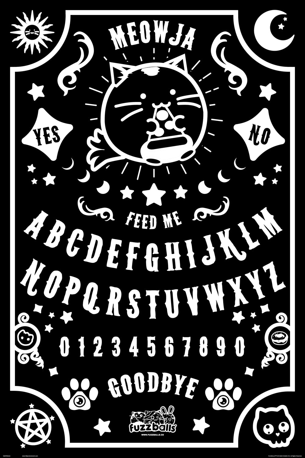 Fuzzballs Meowja 61 x 91.5cm Maxi Poster