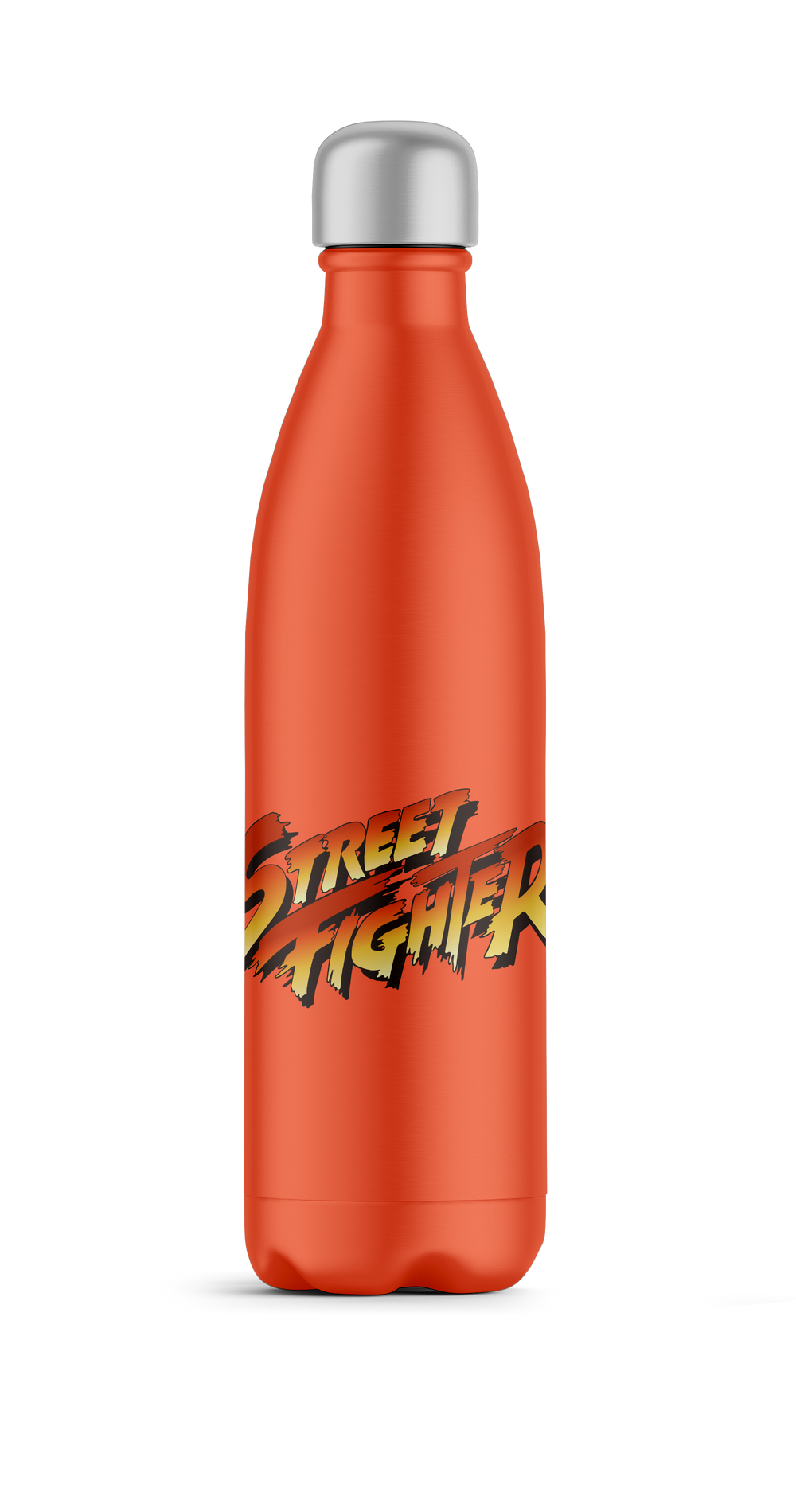 GB Posters Street Fighter Orange Logo 500ml Stainless Steel Bottle