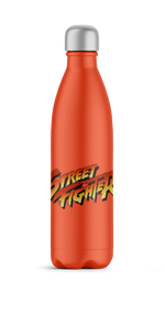 GB Posters Street Fighter Orange Logo 500ml Stainless Steel Bottle