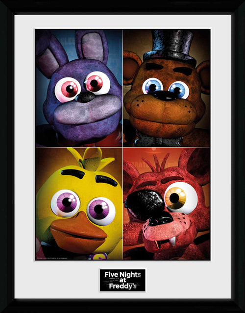 GB eye Five Nights at Freddy's Quad  30 x 40cm Framed Collector Print