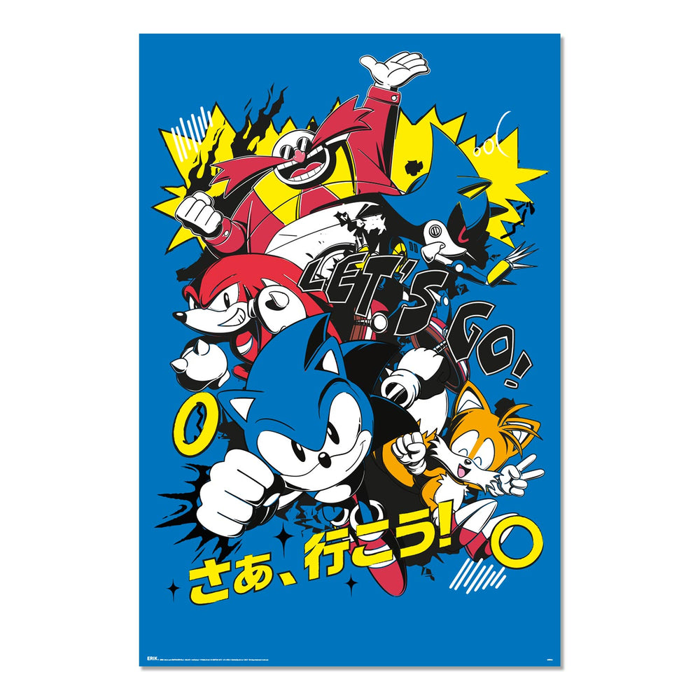 Sonic Manga Style 61 x 91.5cm Maxi Poster